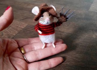 Artist Creates Needle-Felt Mice and Turns Them Into Famous Characters