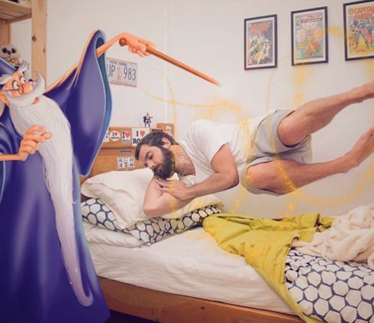 Illustrator Inserts Himself Into Disney Movie Scenes