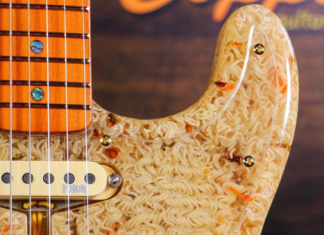 Guy Made a Guitar Out Of Instant Ramen Noodles