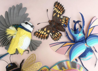 Lisa Lloyd’s Paper Sculptures Are Inspired by Birds