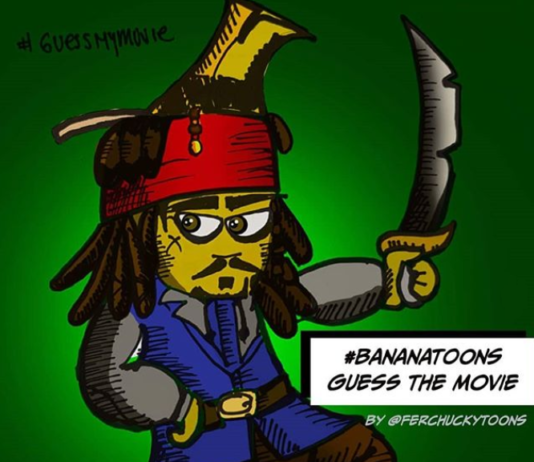 Fernando Illustrates Movie Characters as Bananas