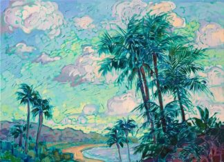 These Landscape Paintings are Part Impressionist, Part Expressionist