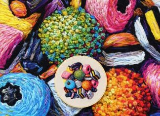 Danielle Clough Adds a Colorful Twist to the Craft of Embroidery