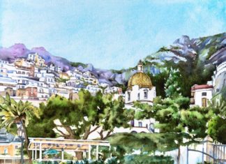 Capturing the Essence of Italy in Watercolor: Kimberly Cammerata’s Paintings