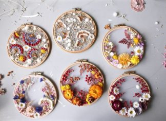 Celebrate Spring Through Olga Prinku’s Flower Embroideries