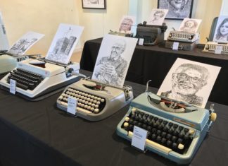 Artist Creates Fascinating Drawings Using Typewriters