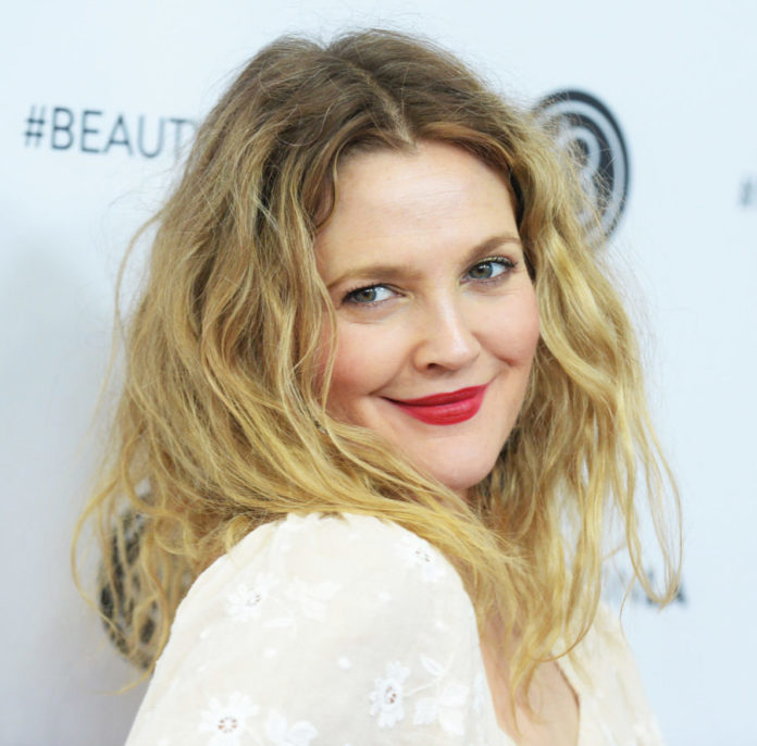 Drew Barrymore at the Los Angeles Beautycon Festival in 2018