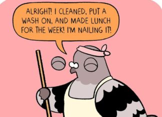 Chuck Mullin is Chronicling the Adventures of an Anxious Pigeon in His Relatable Comics