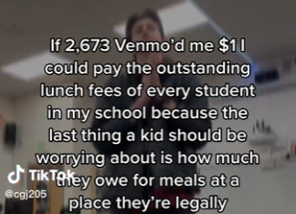 Teacher Pays Off Student Lunch Debt With the Help of TikTok